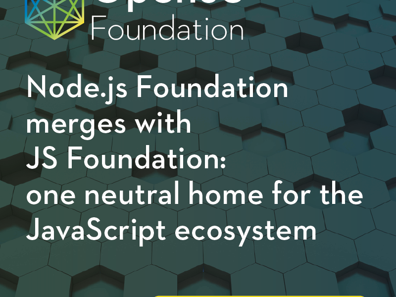 node js foundation merges with js foundation