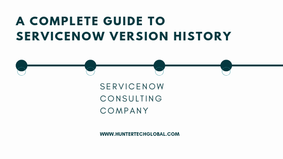 versions of servicenow by huntertech 2019